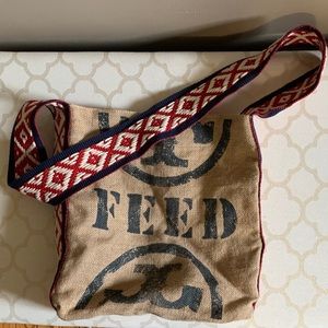 NWOT Tory Burch Feed Bag - Red Strap